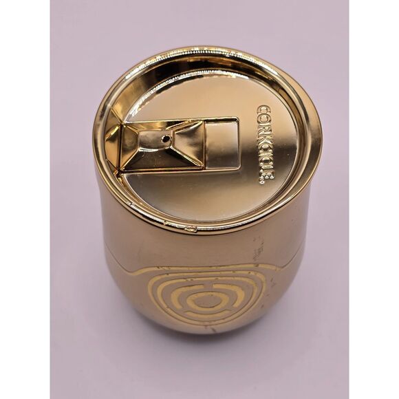 Star Wars Corkcicle 3CPO 12oz Tumbler W/ Lid Double Wall Gold AS IS - Picture 1 of 6